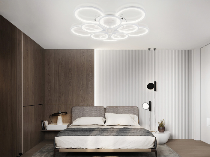 потолочная люстра natali kovaltseva singl led lamps 81179