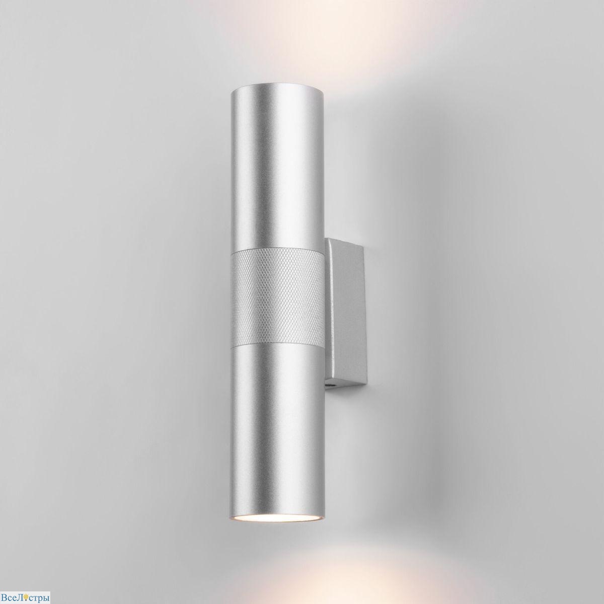 бра elektrostandard steel 40119/led серебро 4690389184086
