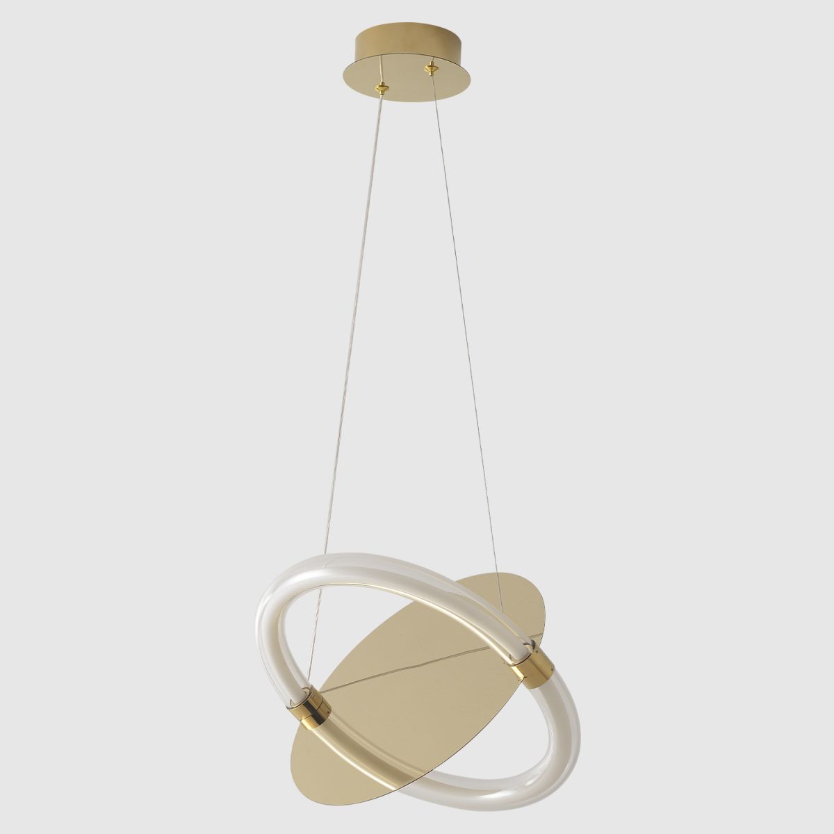 подвесной светильник crystal lux nebula sp22w led gold