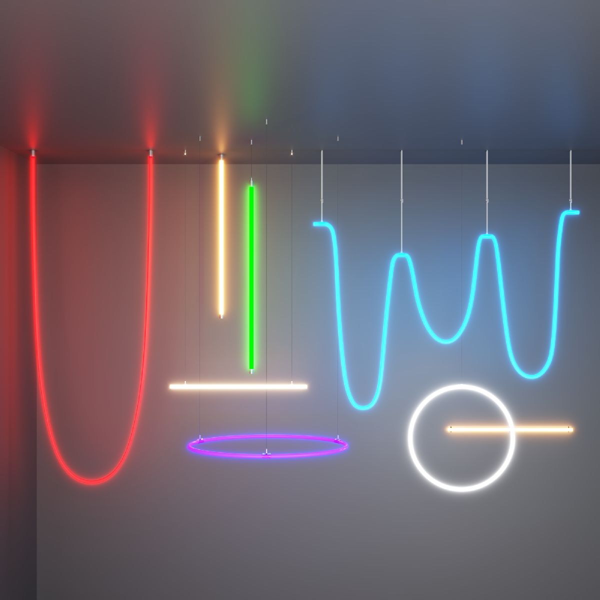 гибкий неон maytoni led strip 24в 2835 14,4вт/м 4000к 5м ip65 20302