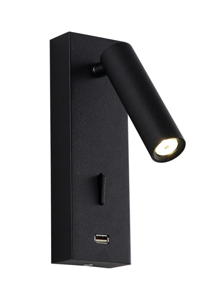 настенный светильник crystal lux clt 210w usb bl