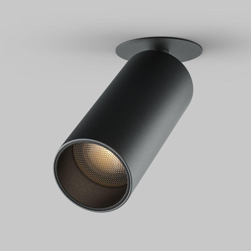 встраиваемый светодиодный спот maytoni technical focus led c053cl-l12w3k-w-b