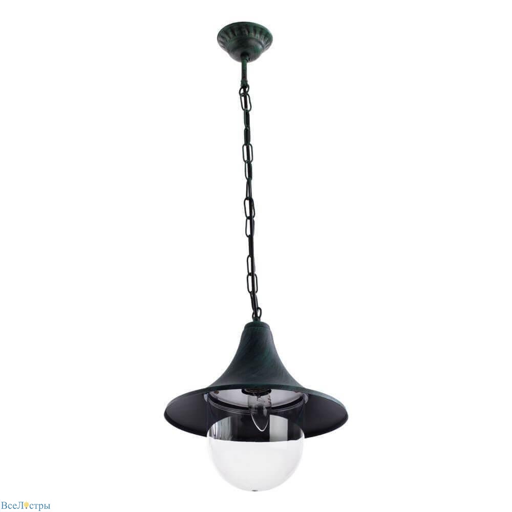 уличный подвесной светильник arte lamp malaga a1085so-1bg