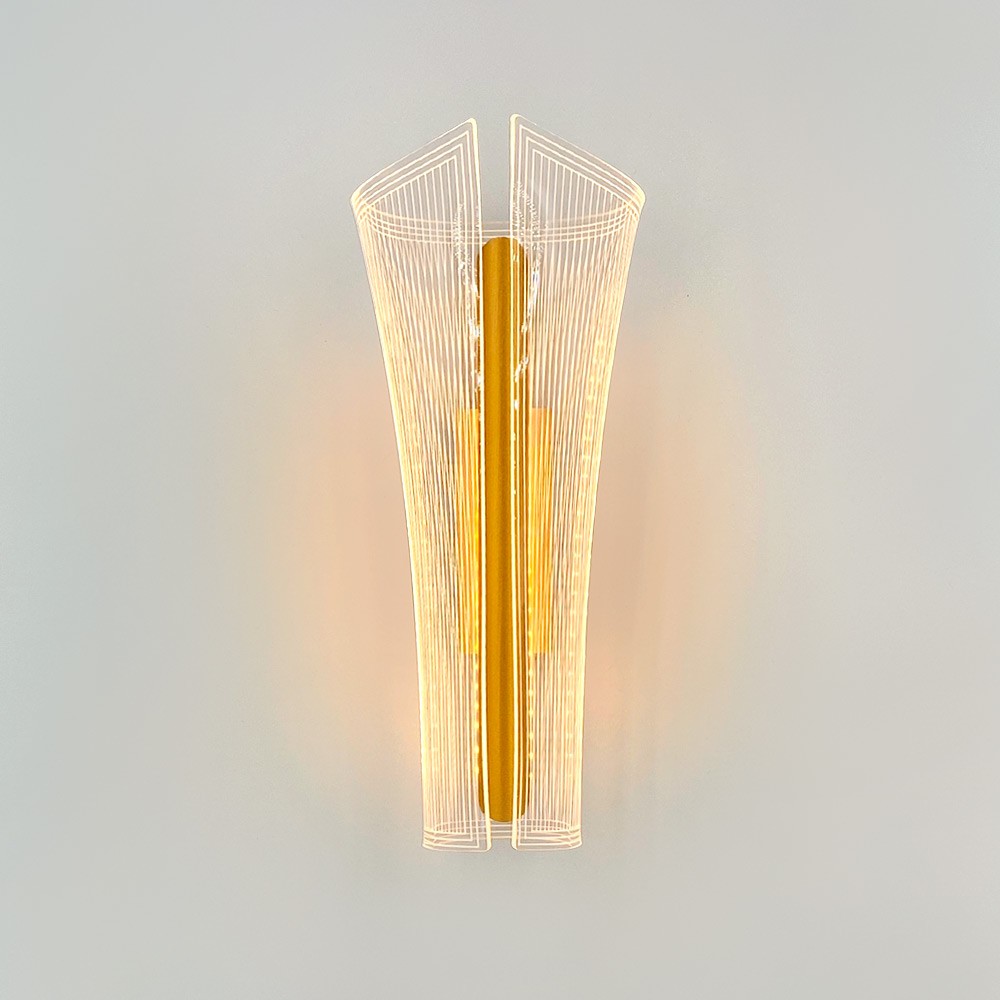 настенный светильник led4u l6330-01 gd