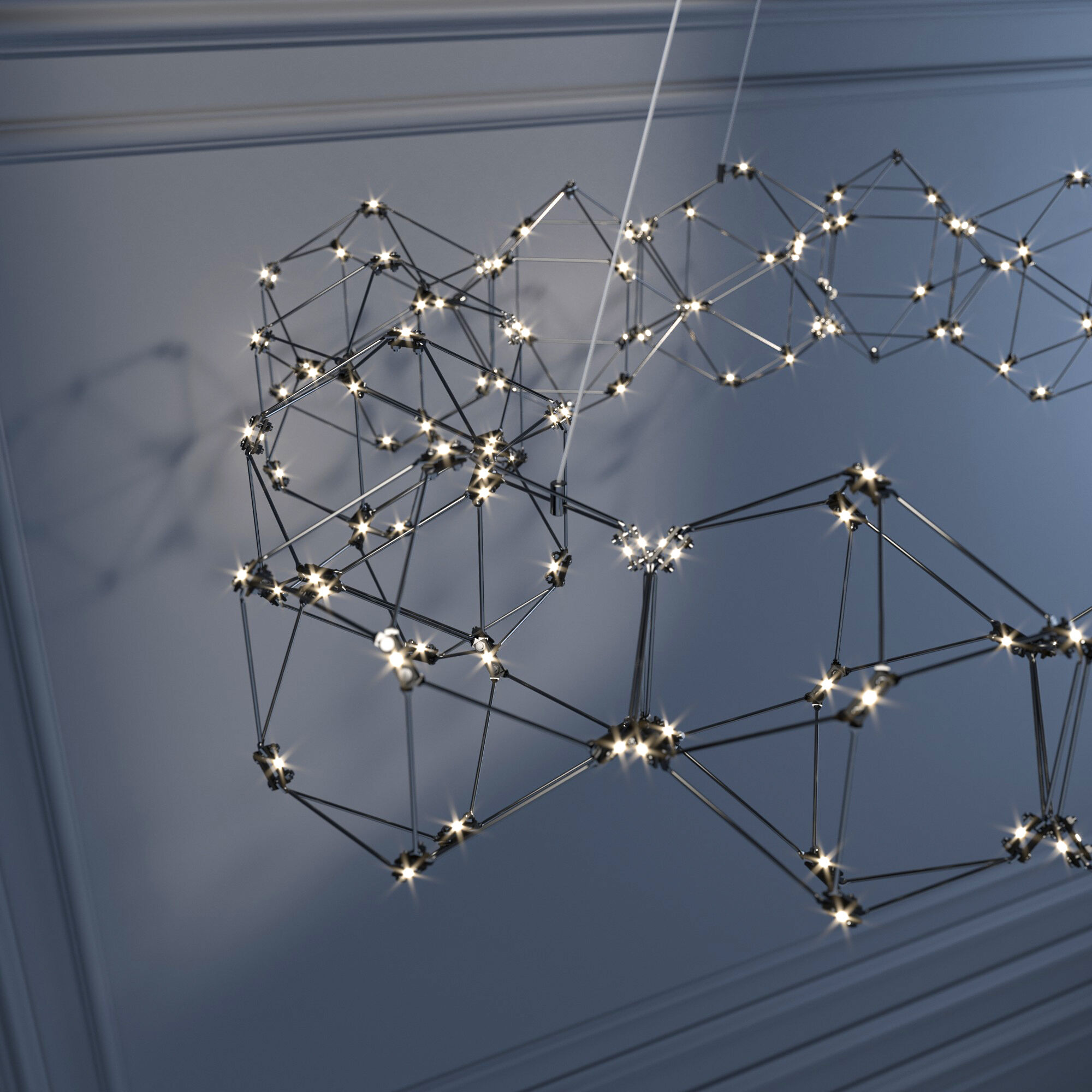подвесная люстра eurosvet uma 90169/15 черный жемчуг a061152