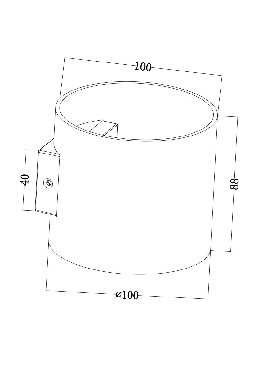 бра maytoni rond c066wl-01mg