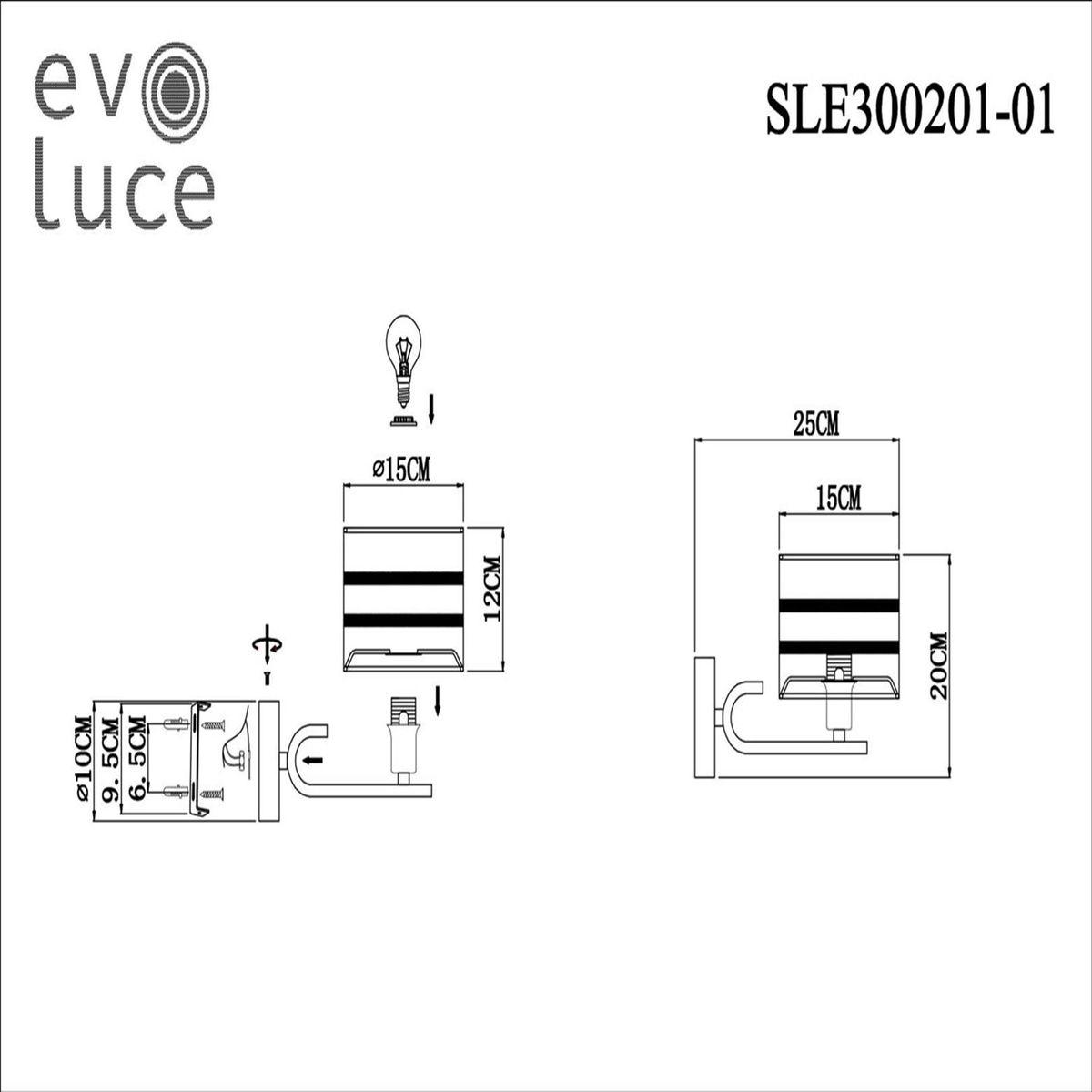 бра evoluce almese sle300201-01