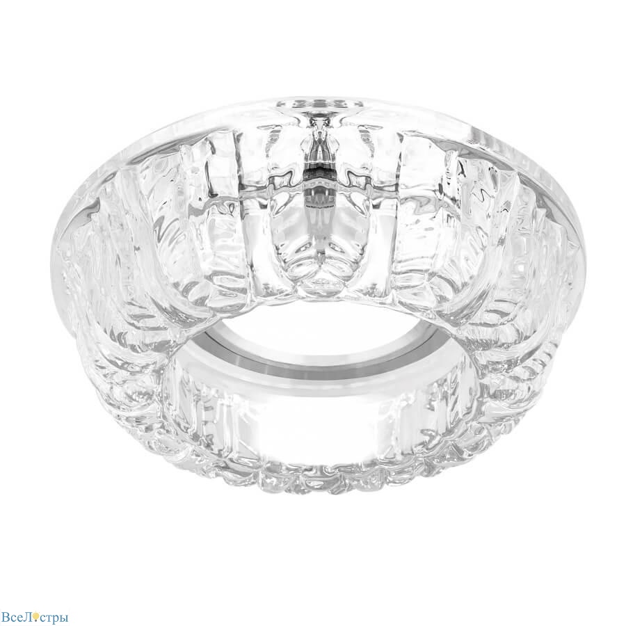 встраиваемый светильник gauss glass cr055