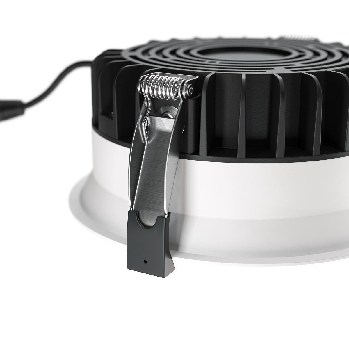 встраиваемый светильник maytoni technical okno dl053-12w3k-w