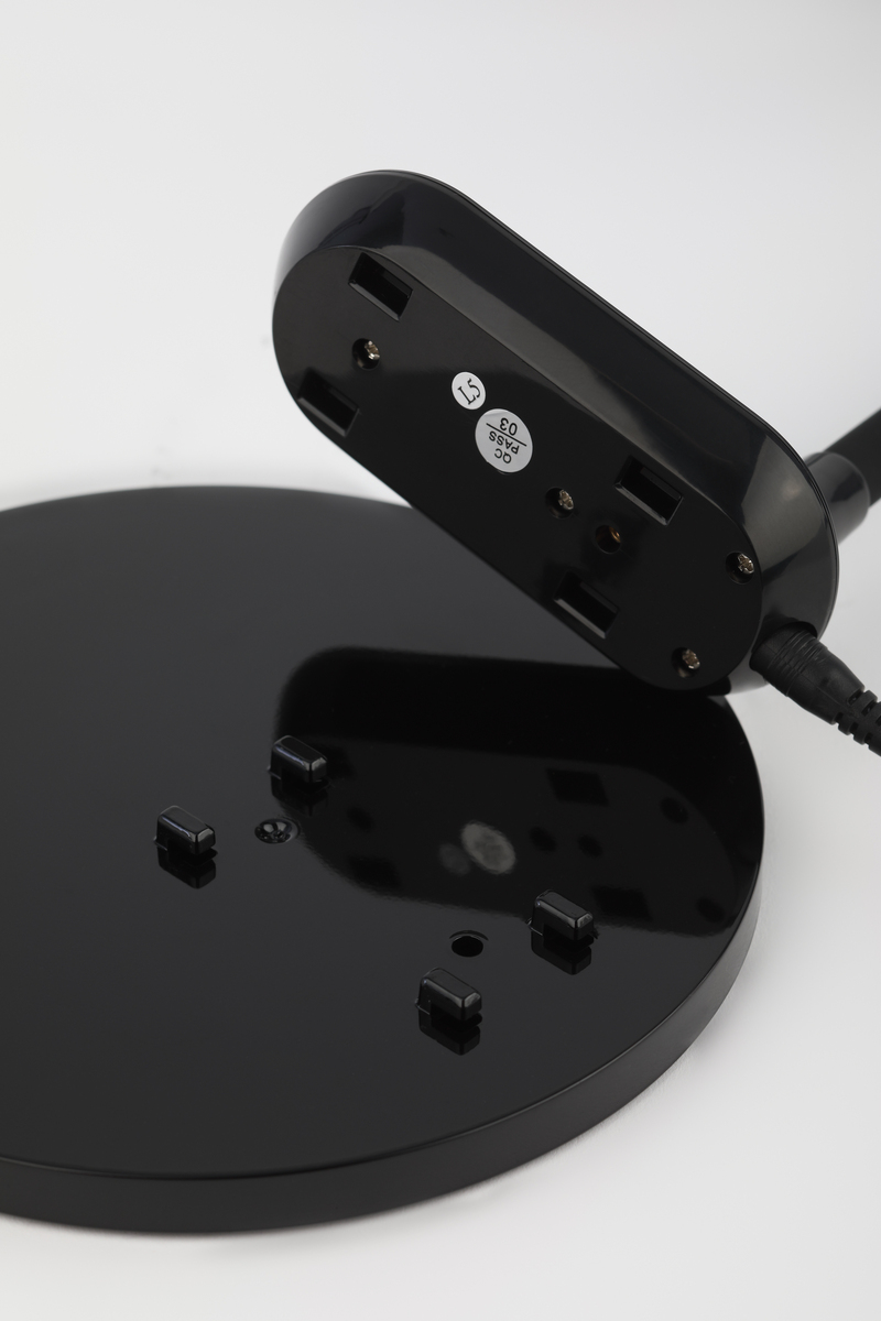 настольная лампа эра nled-498-10w-bk б0052775