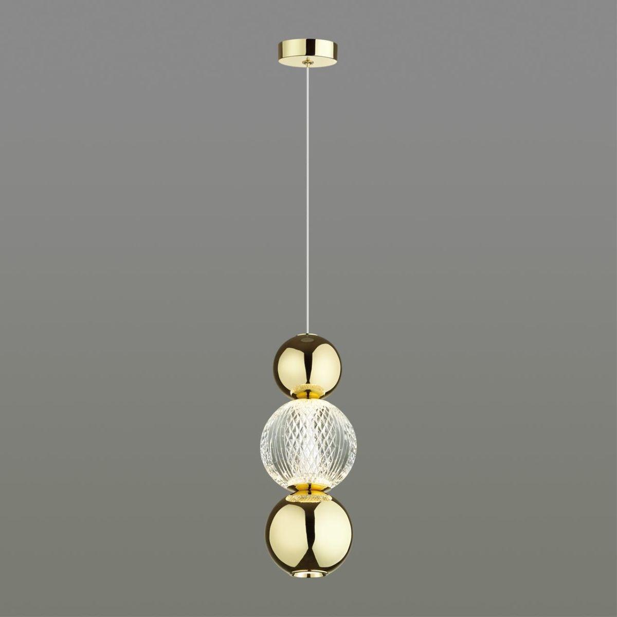 подвесной светодиодный светильник odeon light crystal 5008/7la
