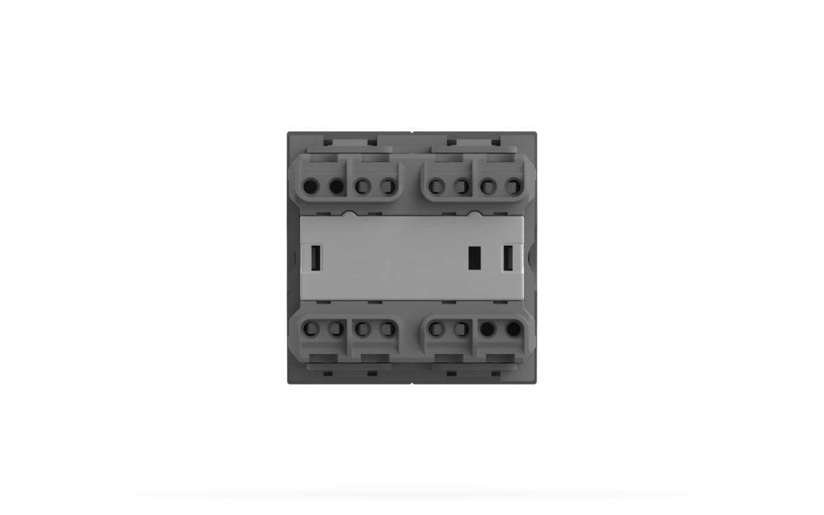 переключатель двухклавишный проходной elbi moda vox 611-041032-211