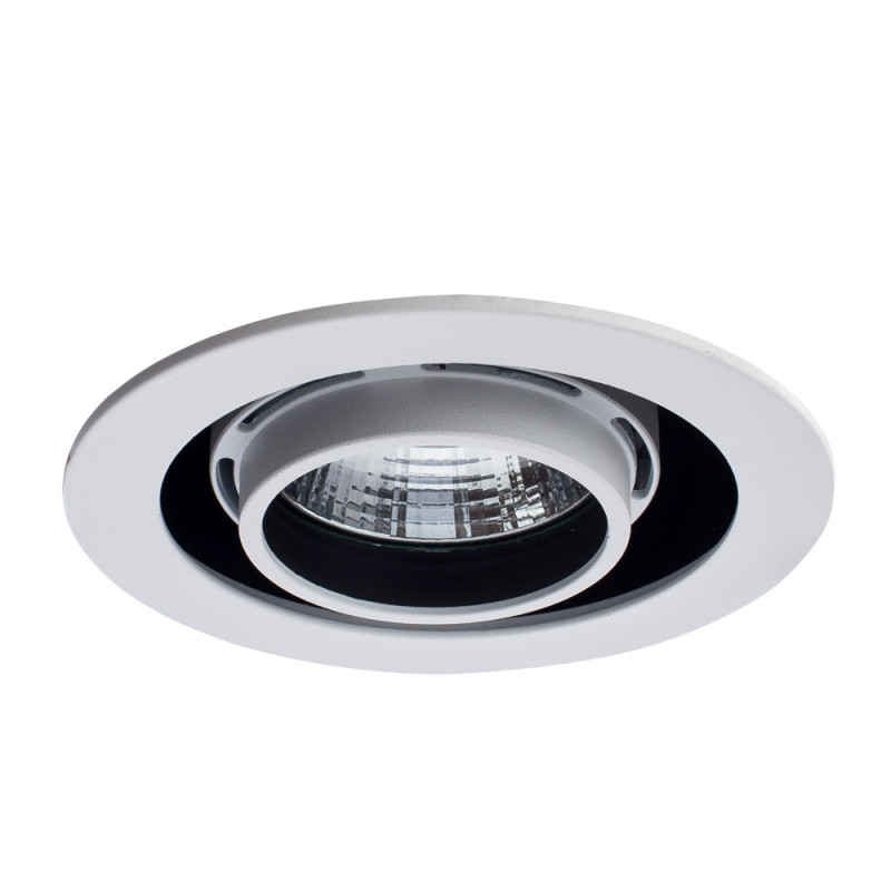 встраиваемый светильник arte lamp a3120pl-1wh