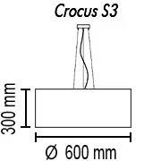 подвесной светильник topdecor crocus glade s3 01 329g