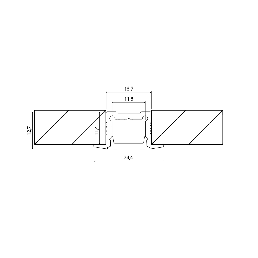 профиль алюминиевый designled le.2613 001971