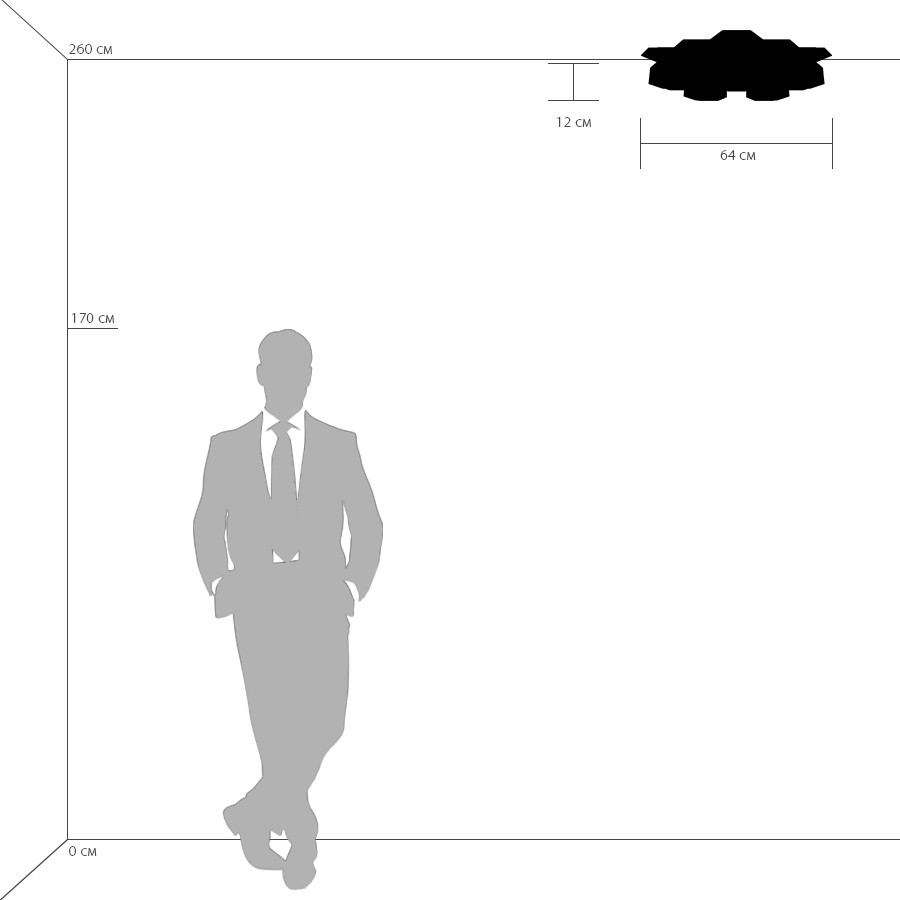 потолочный светодиодный светильник lightstar favo 750162