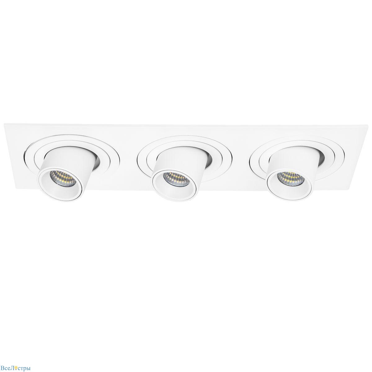 встраиваемый светодиодный спот lightstar intero tubo (217536+217164+217164+217164) i536164