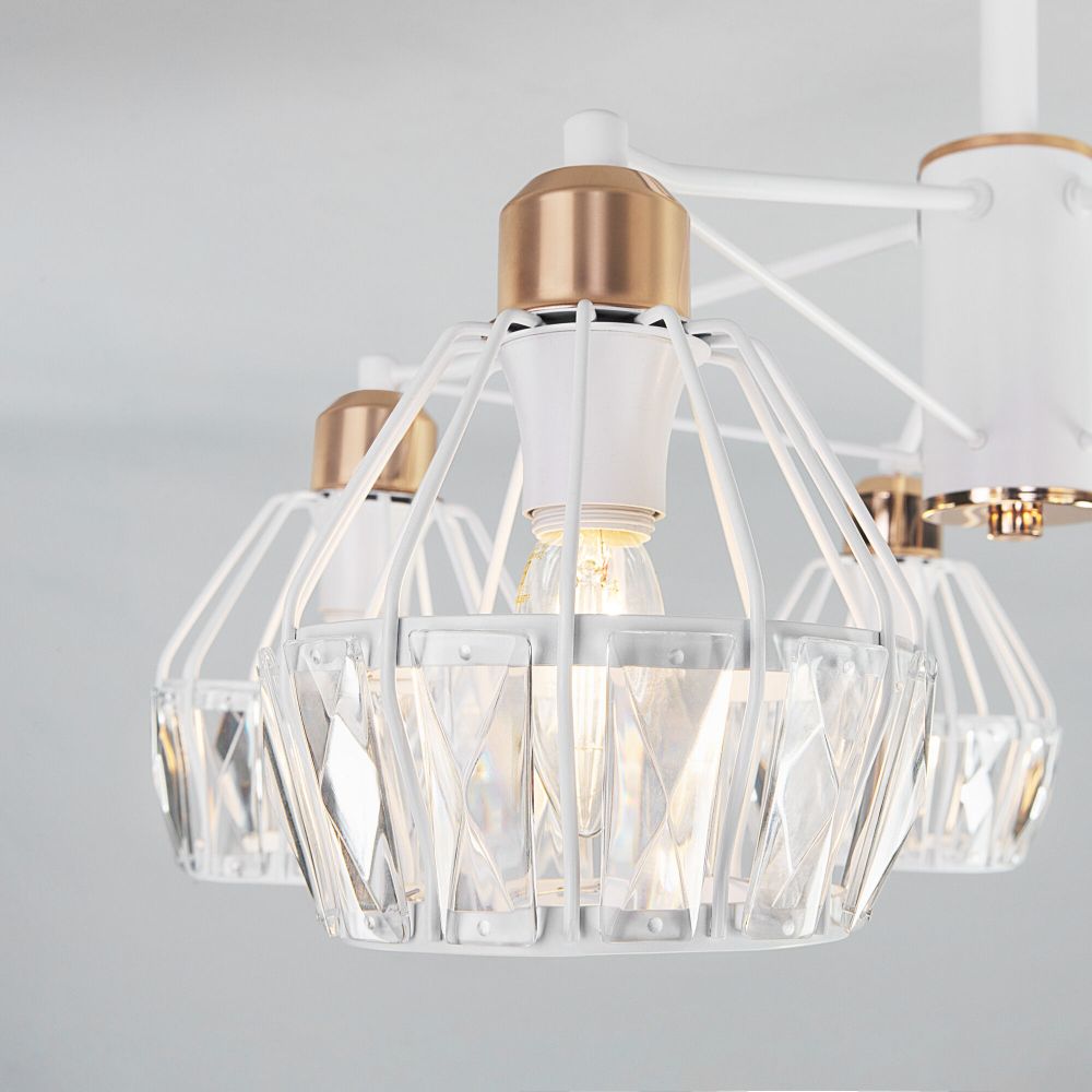 потолочная люстра eurosvet lord 70075/8 белый