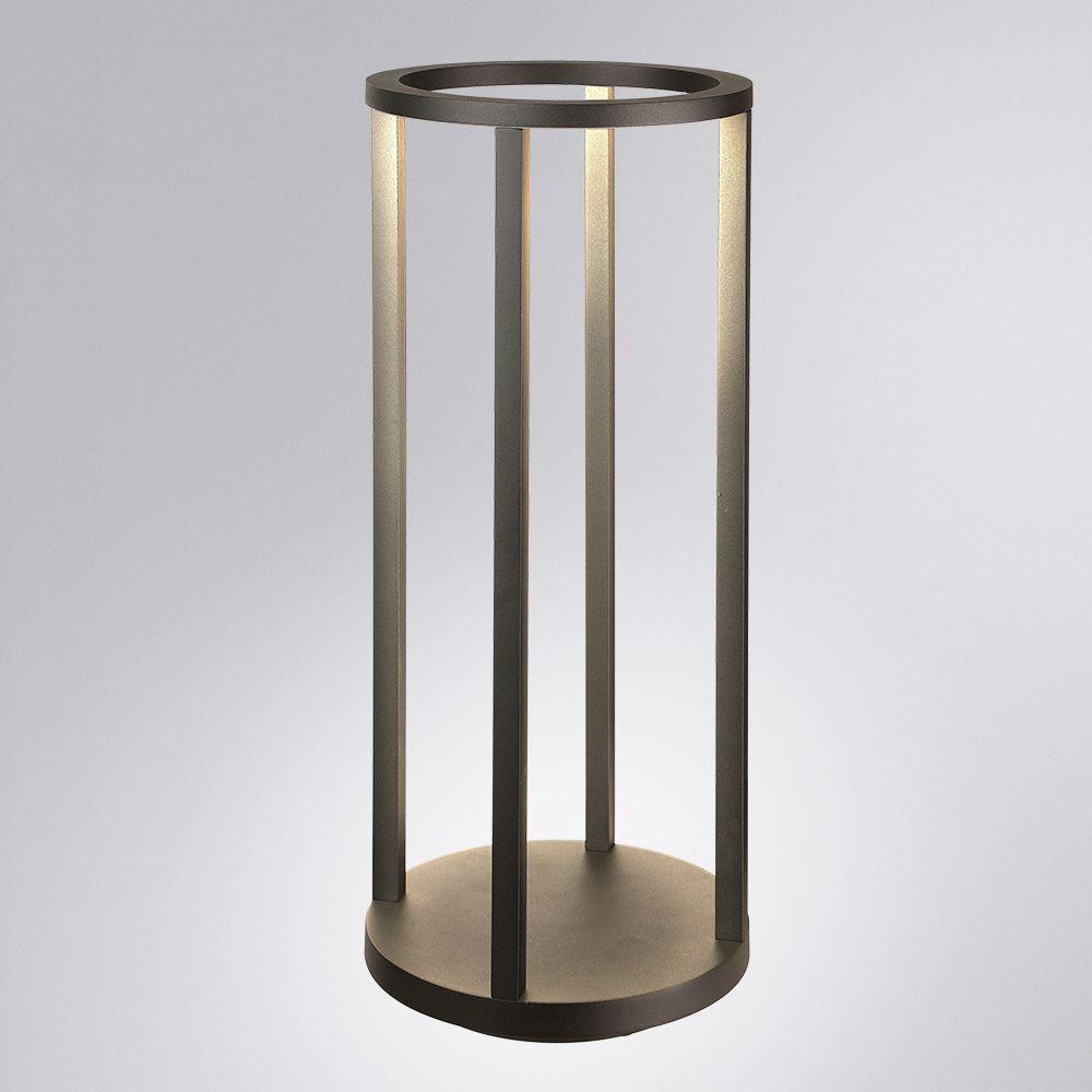 уличный светодиодный светильник arte lamp hassaleh a3370pa-1bk