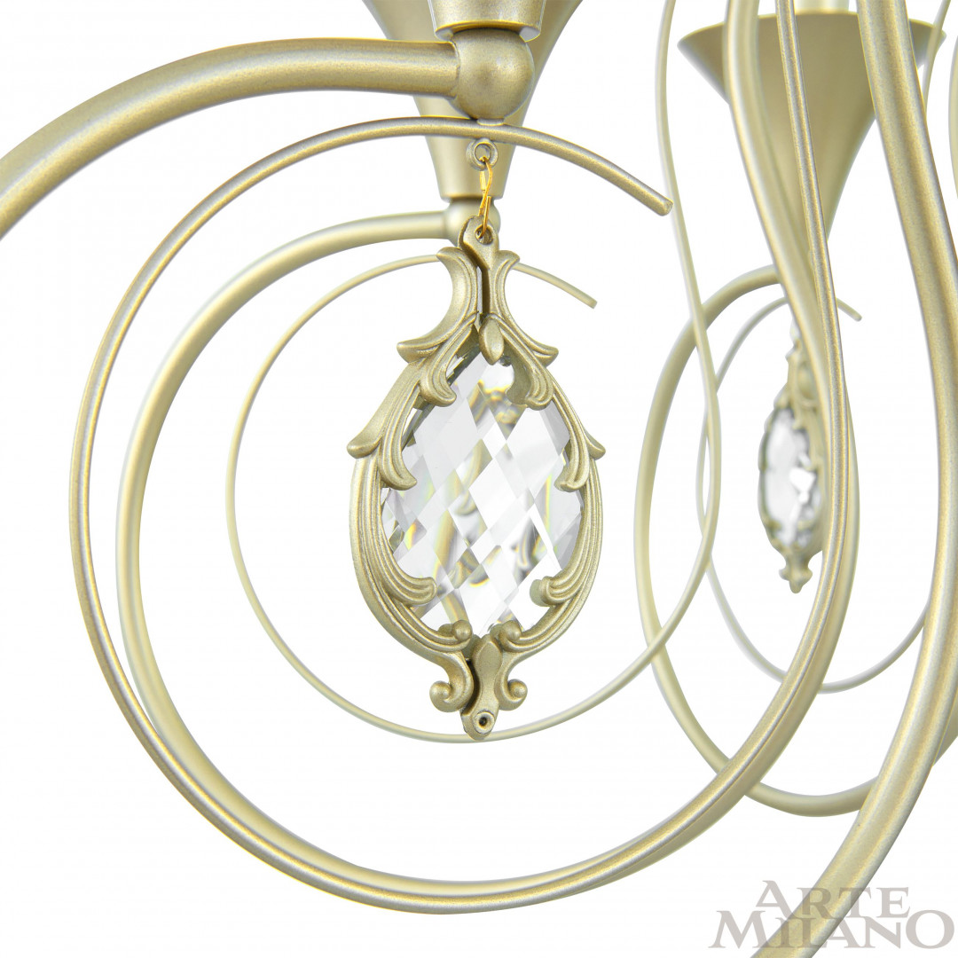 подвесная люстра arte milano 349920/8 cg