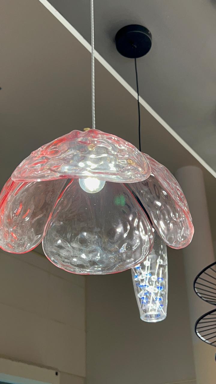 подвесной светильник indigo amore 11051/1p pink v000520