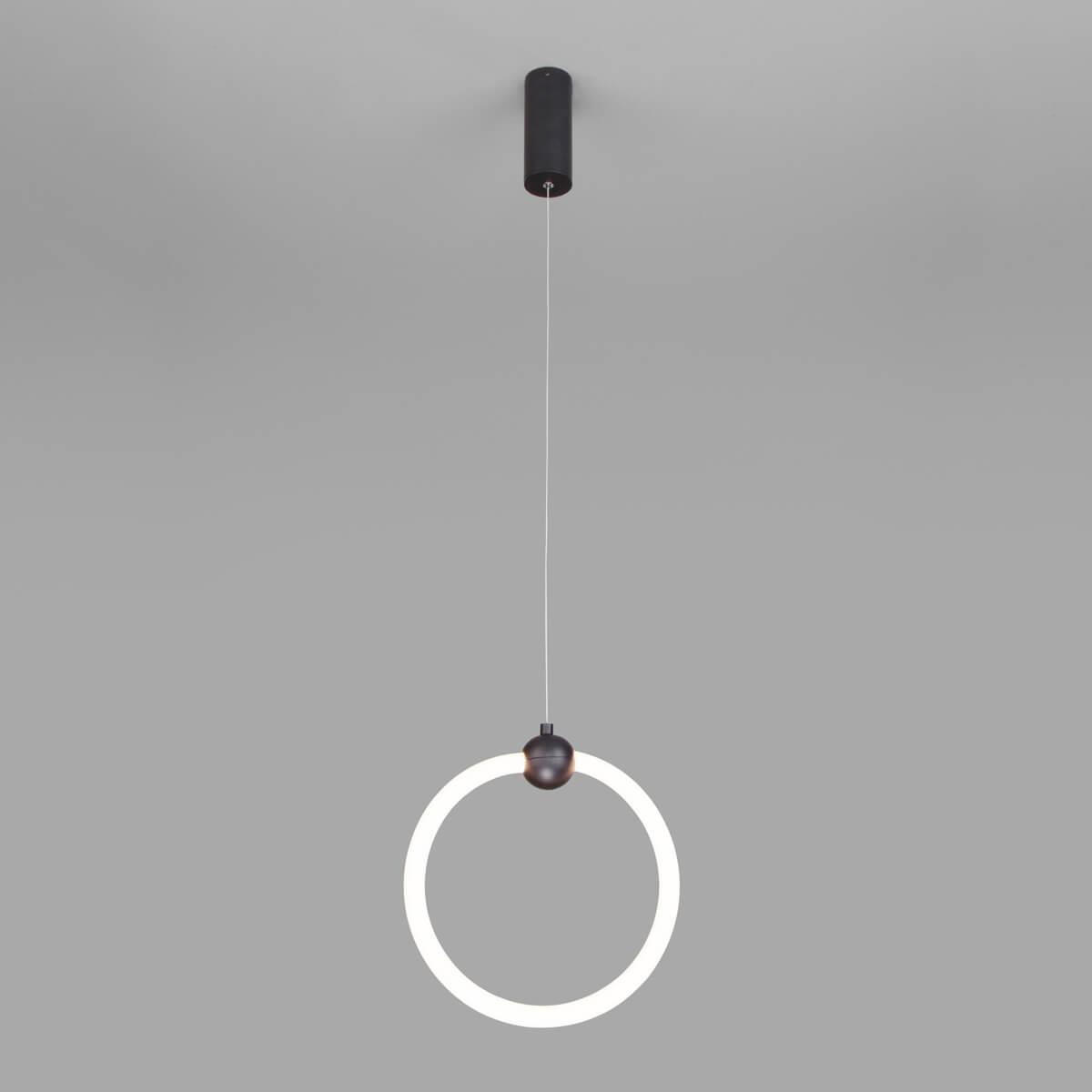 подвесной светодиодный светильник eurosvet rim 90166/1 черный
