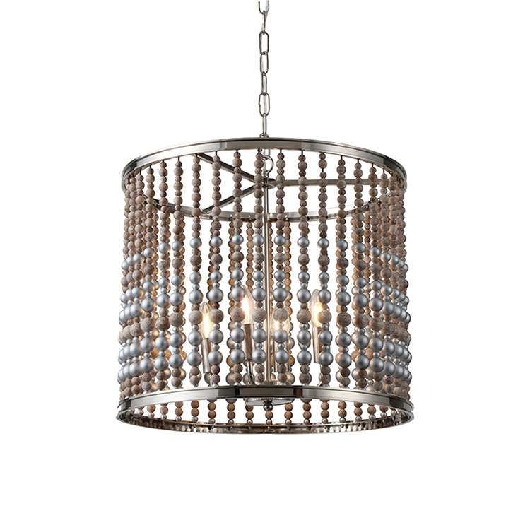 люстра wood light kw0783p-4 silver delight collection