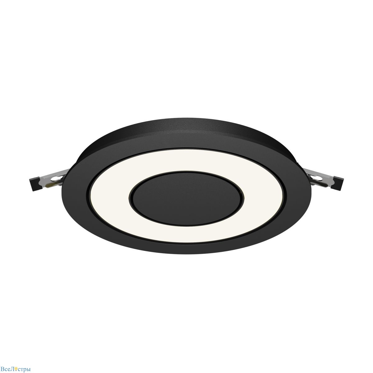встраиваемый спот maytoni vector dl102-12w4k-b