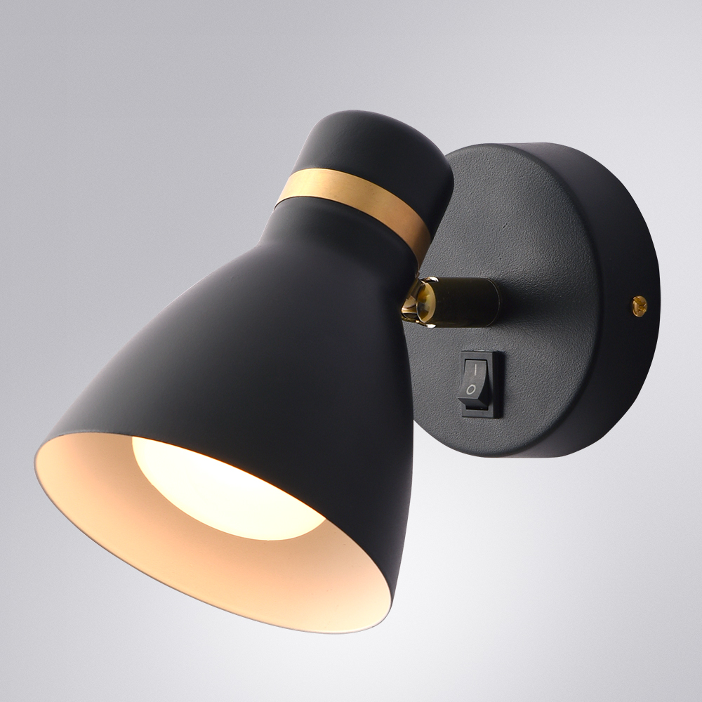 спот arte lamp fafnir a5047ap-1bk