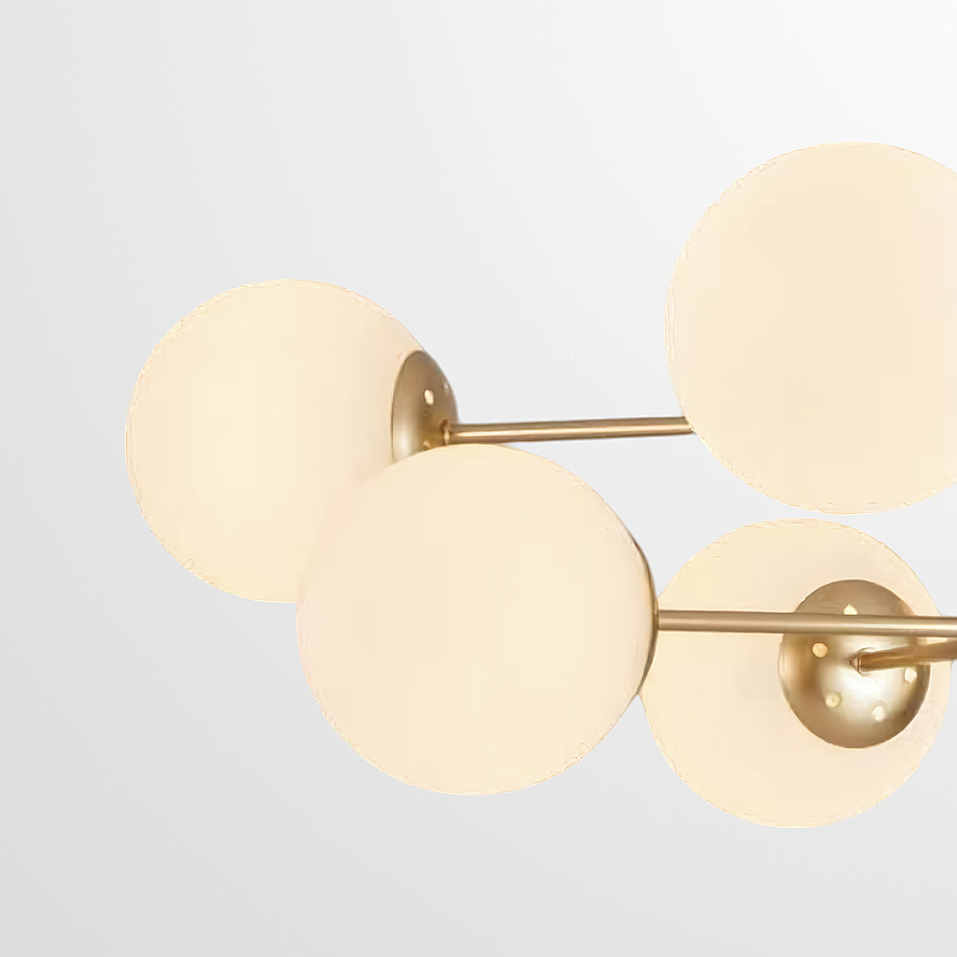 люстра на штанге imperiumloft roundi brass 305756-23