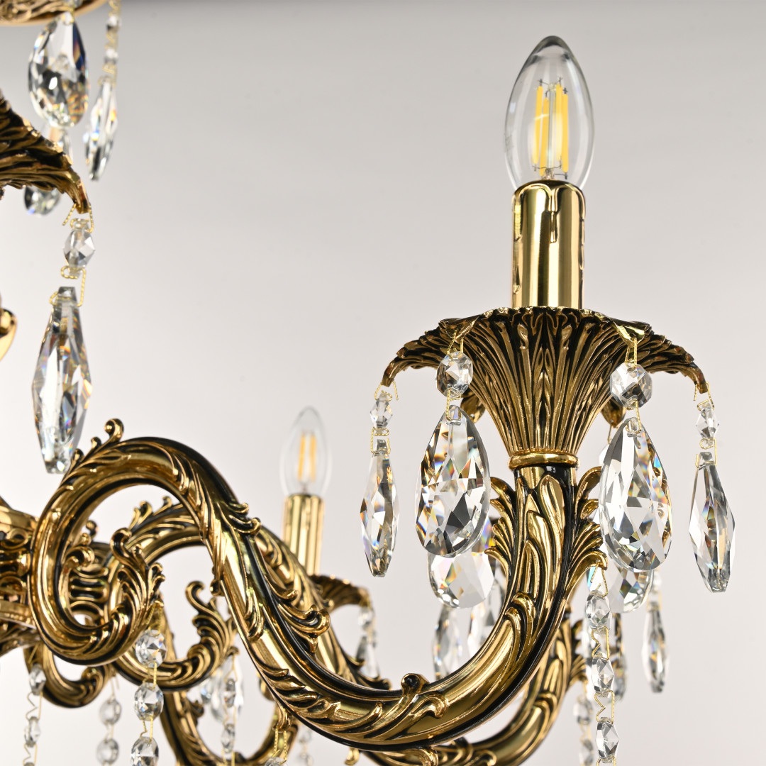 подвесная люстра bohemia ivele crystal al79101/8/250 b gb