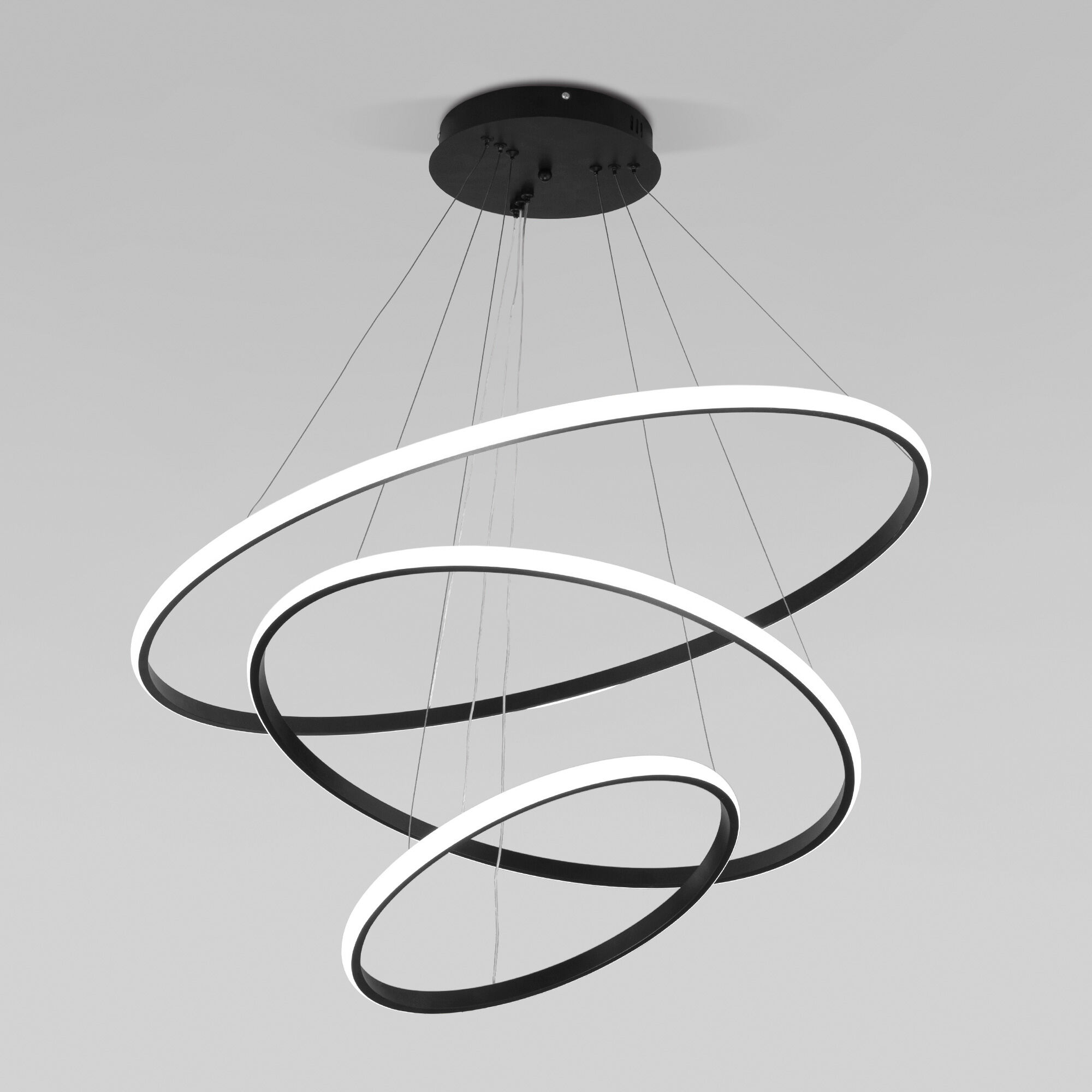 подвесная люстра eurosvet collars 90264/3 черный