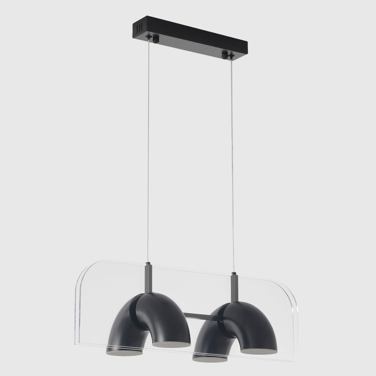 подвесной светильник crystal lux element sp24w led black