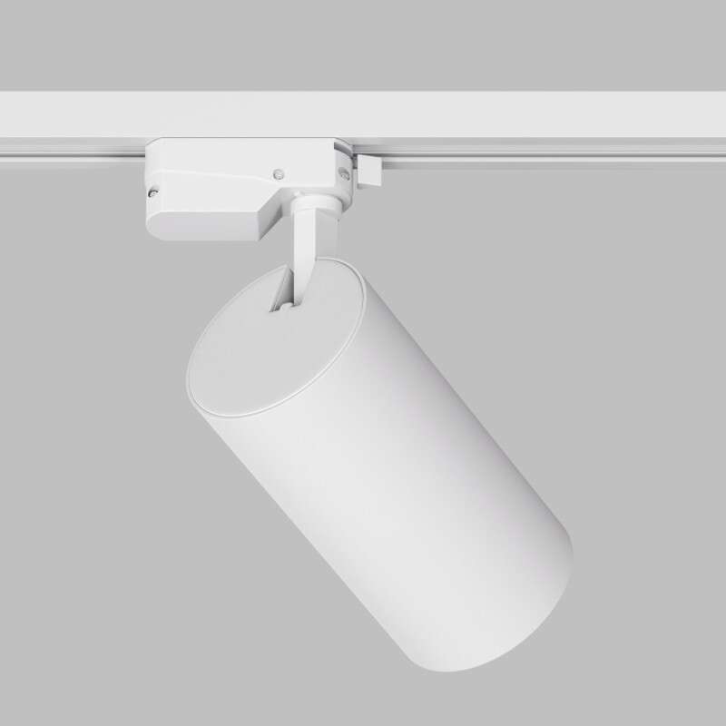 трековый однофазный светильник denkirs solid koper dk6455-wh