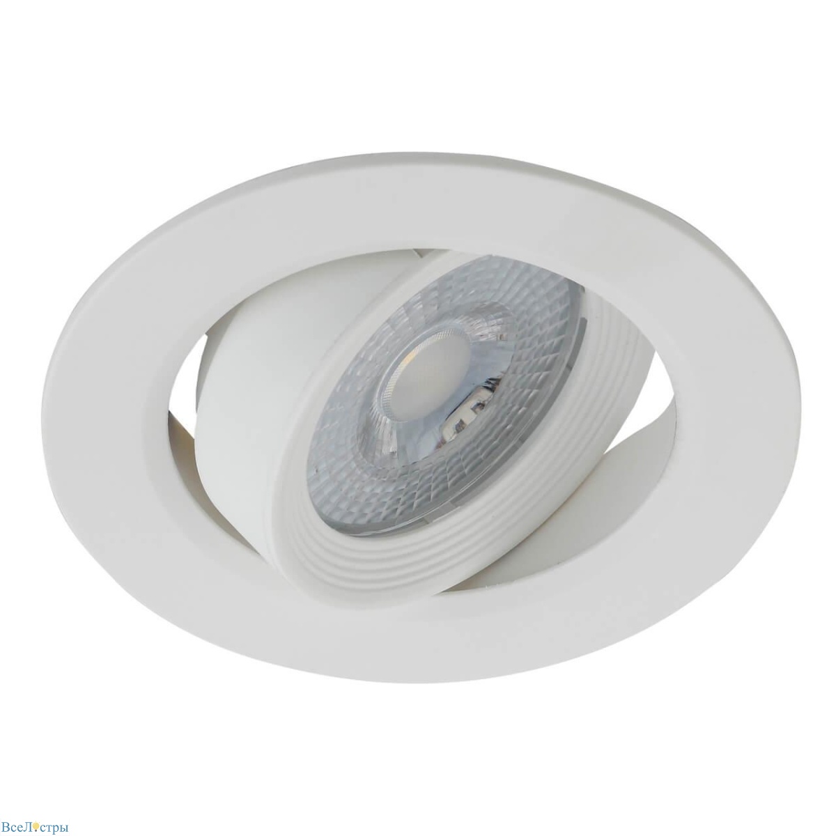 встраиваемый светильник эра kl led 22a-5 3k wh б0037036