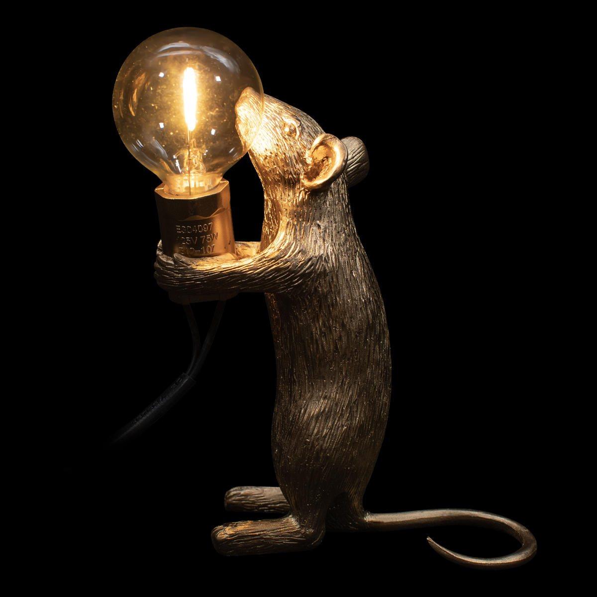 настольная лампа loft it mouse 10313 gold