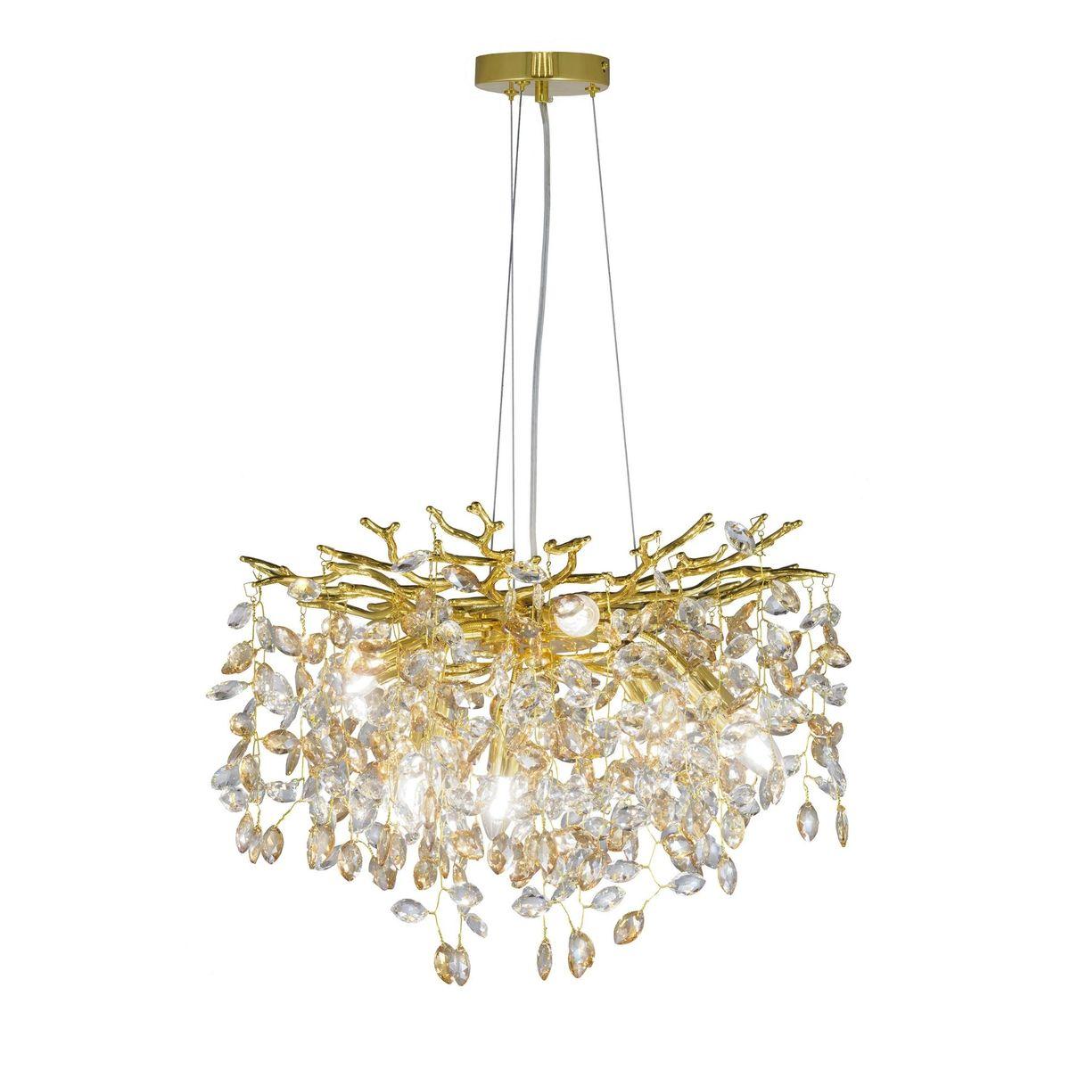 подвесная люстра lumina deco brevia ldp 8027-500 gd