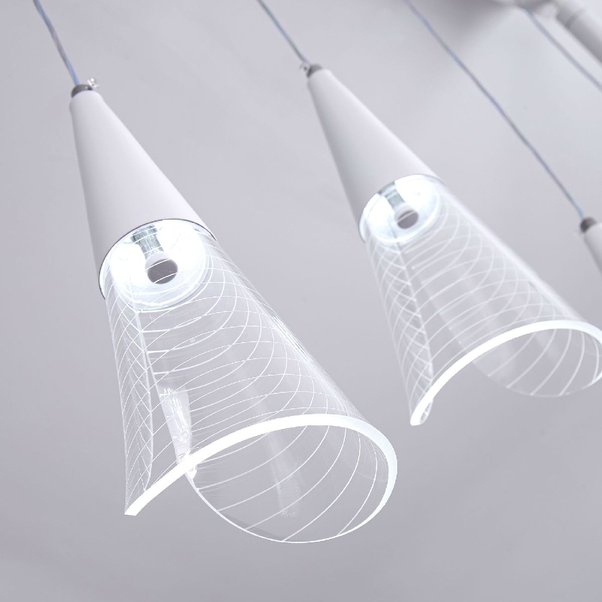 подвесная люстра led4u l7105-7 wт