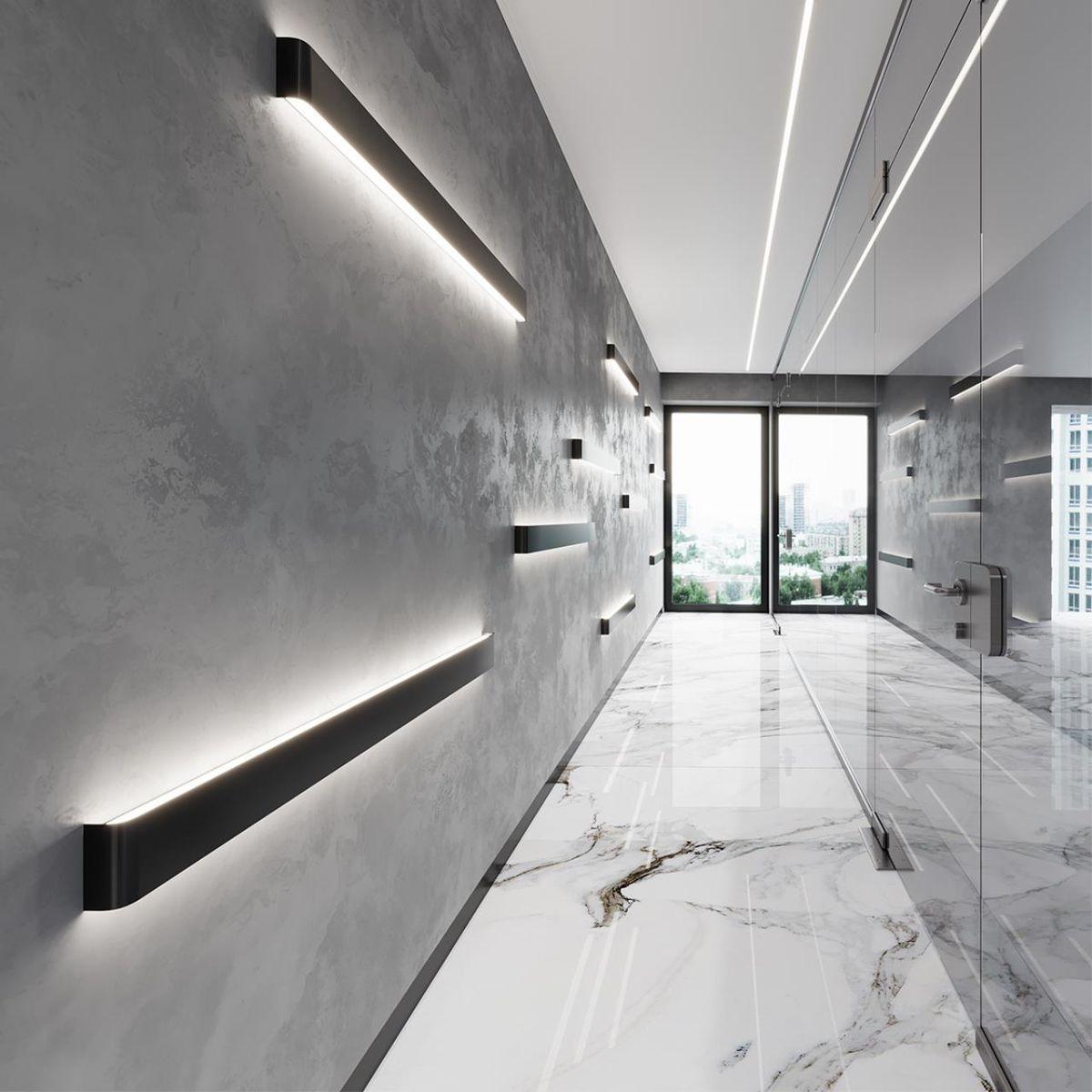 настенный светодиодный светильник odeon light hightech framant 4294/40wl