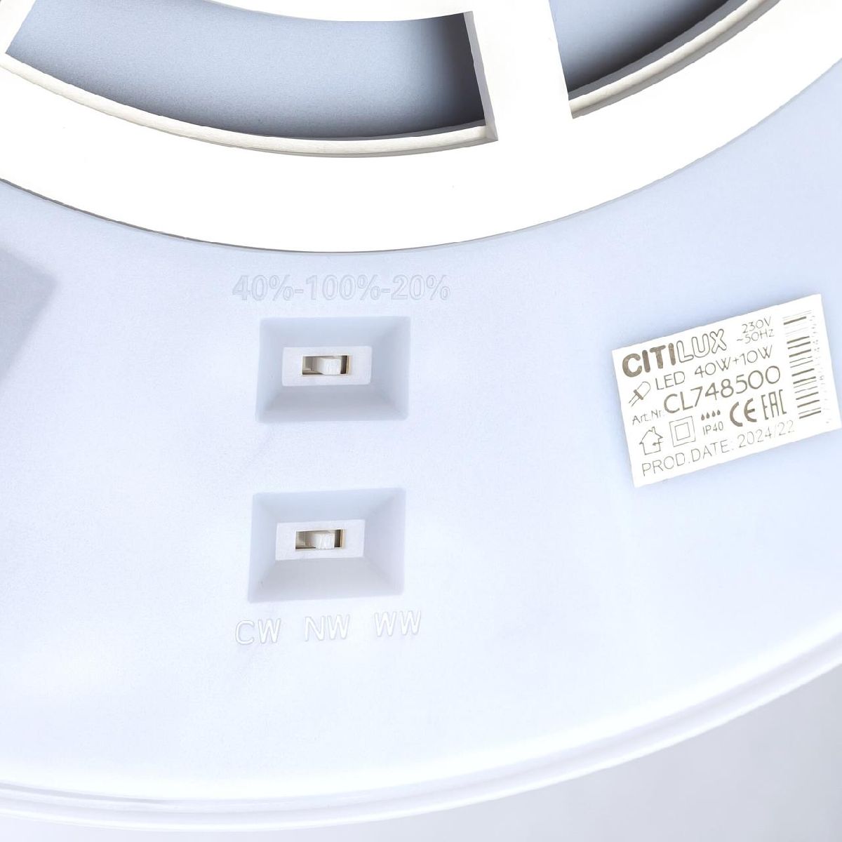 потолочный светильник citilux norma cl748500