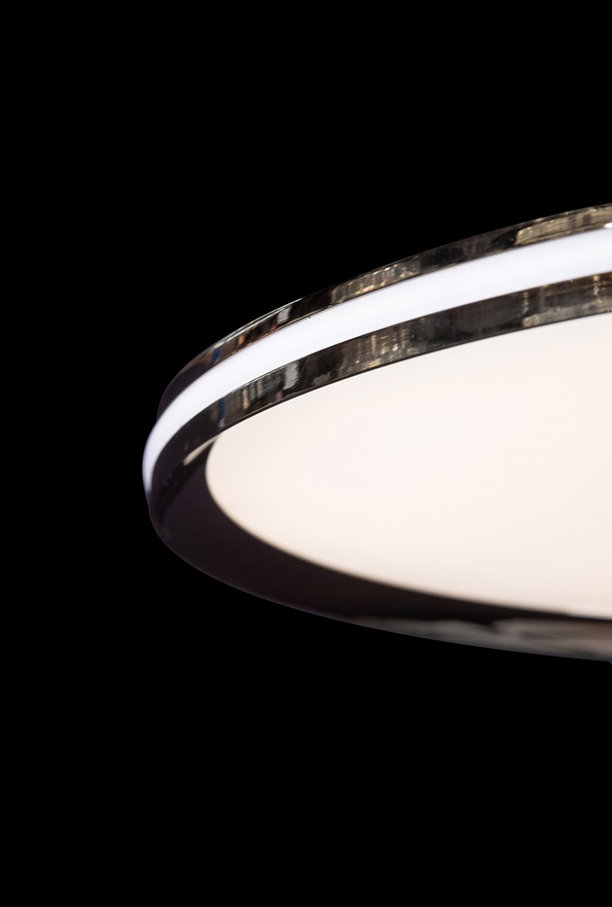 потолочный светильник eclipse le7705/600 black chrome