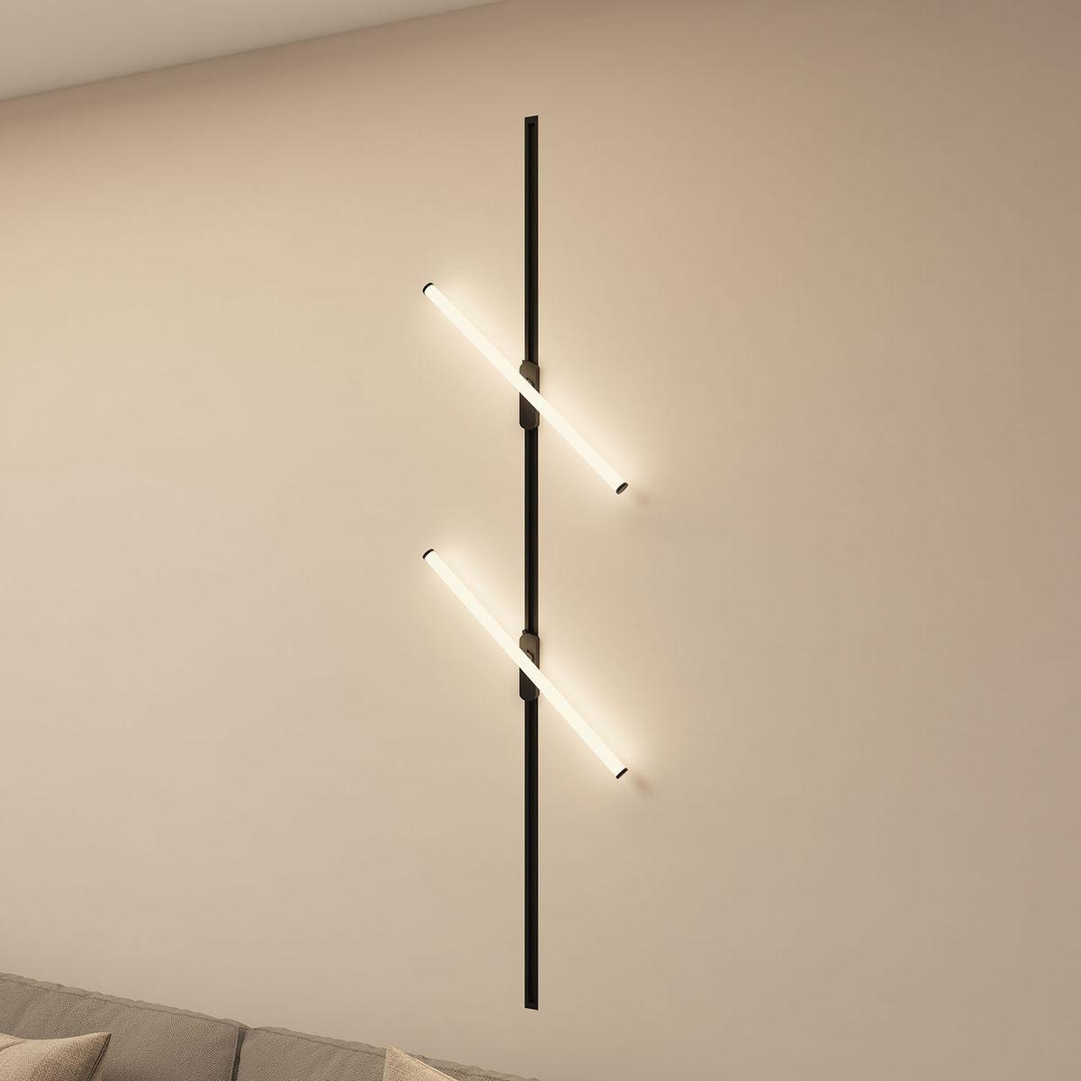 трековый светодиодный светильник denkirs strom dk6648-bk