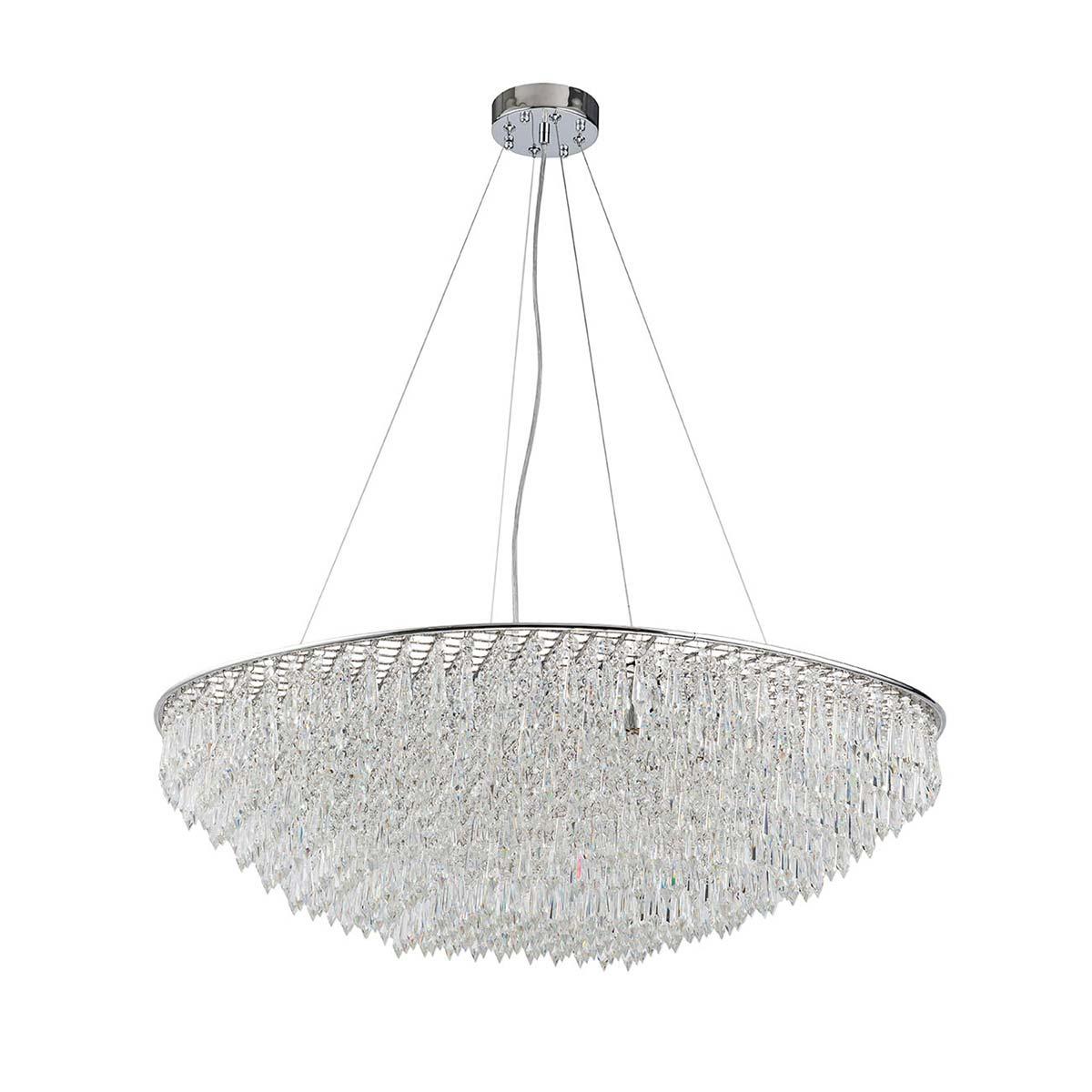 подвесная люстра indigo intrigo 12028/12p chrome v000369