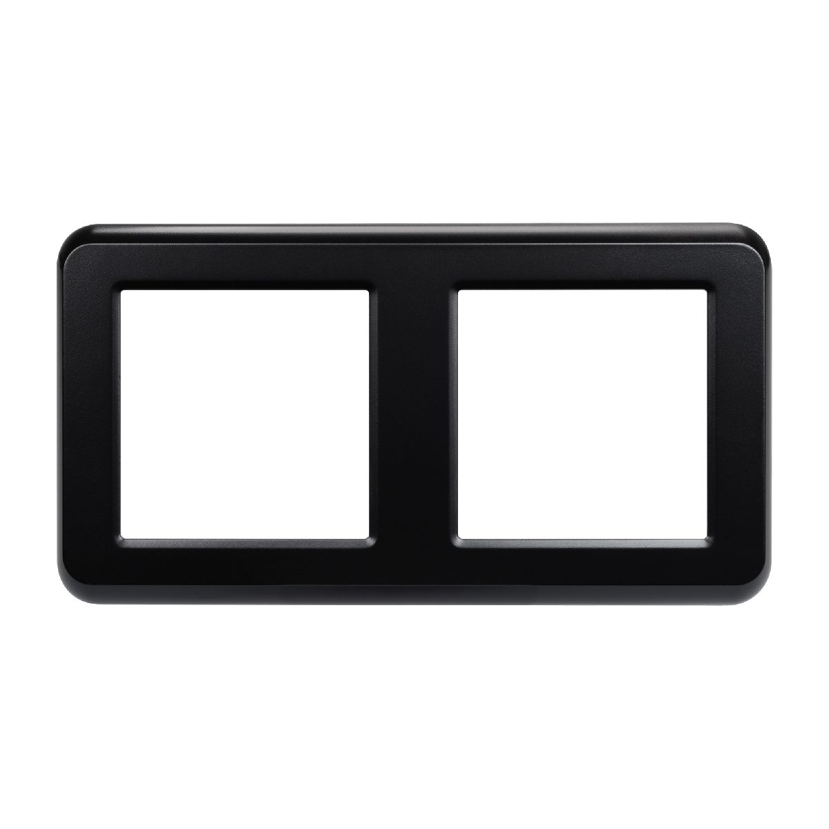 рамка двухместная arlight frm-versa-pl-2-bk 043778