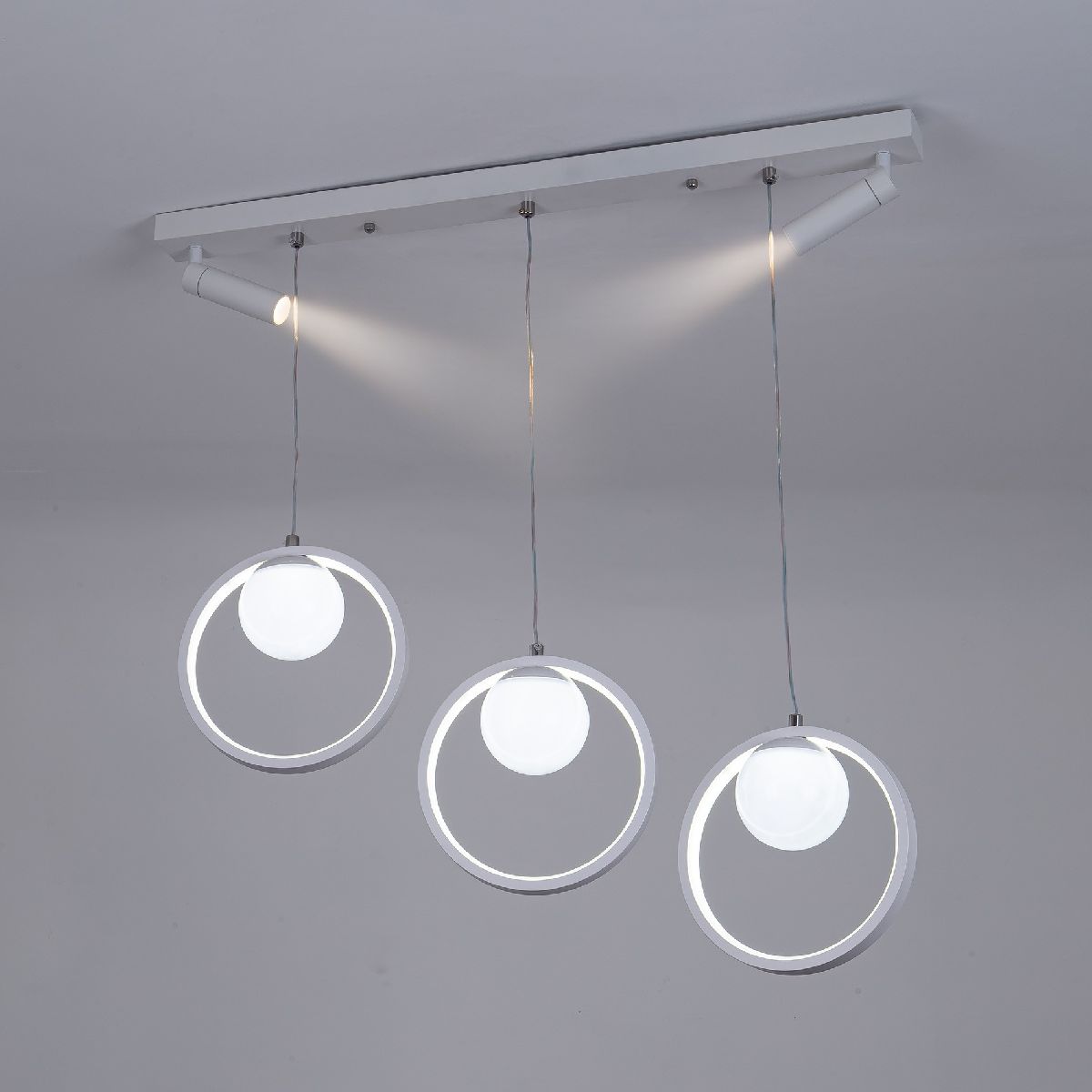 подвесная люстра led4u l7103-5 wт