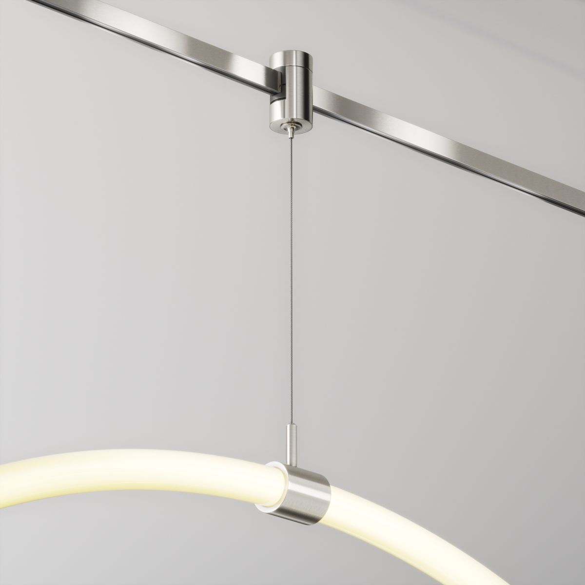 коннектор с тросовым подвесом для магнитного шинопровода maytoni technical tau flarity tra154sw-1pt