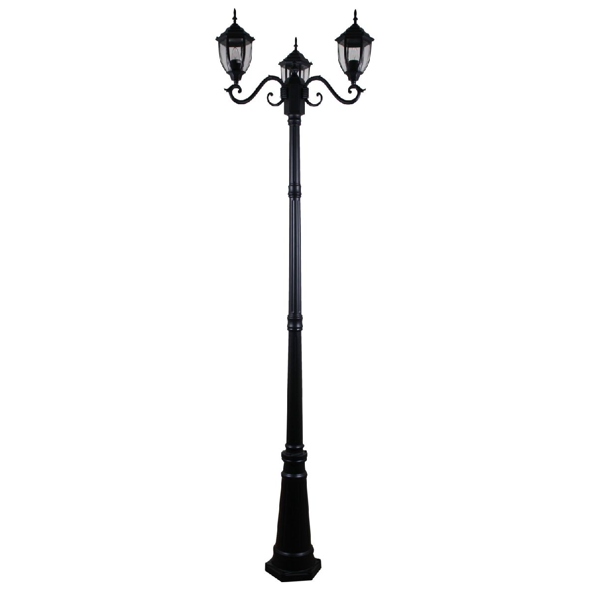 парковый светильник reluce 00837-0.7-003sl 2.2m bk