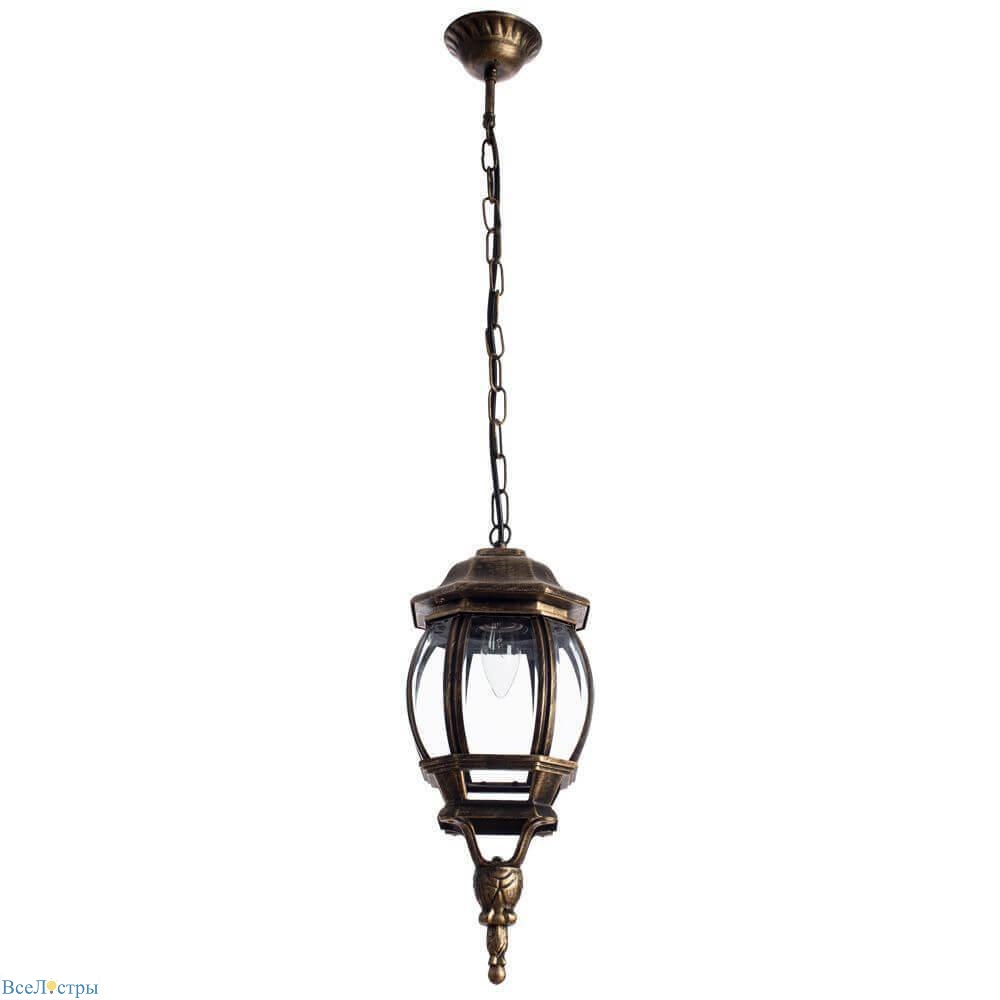 уличный подвесной светильник arte lamp atlanta a1045so-1bn