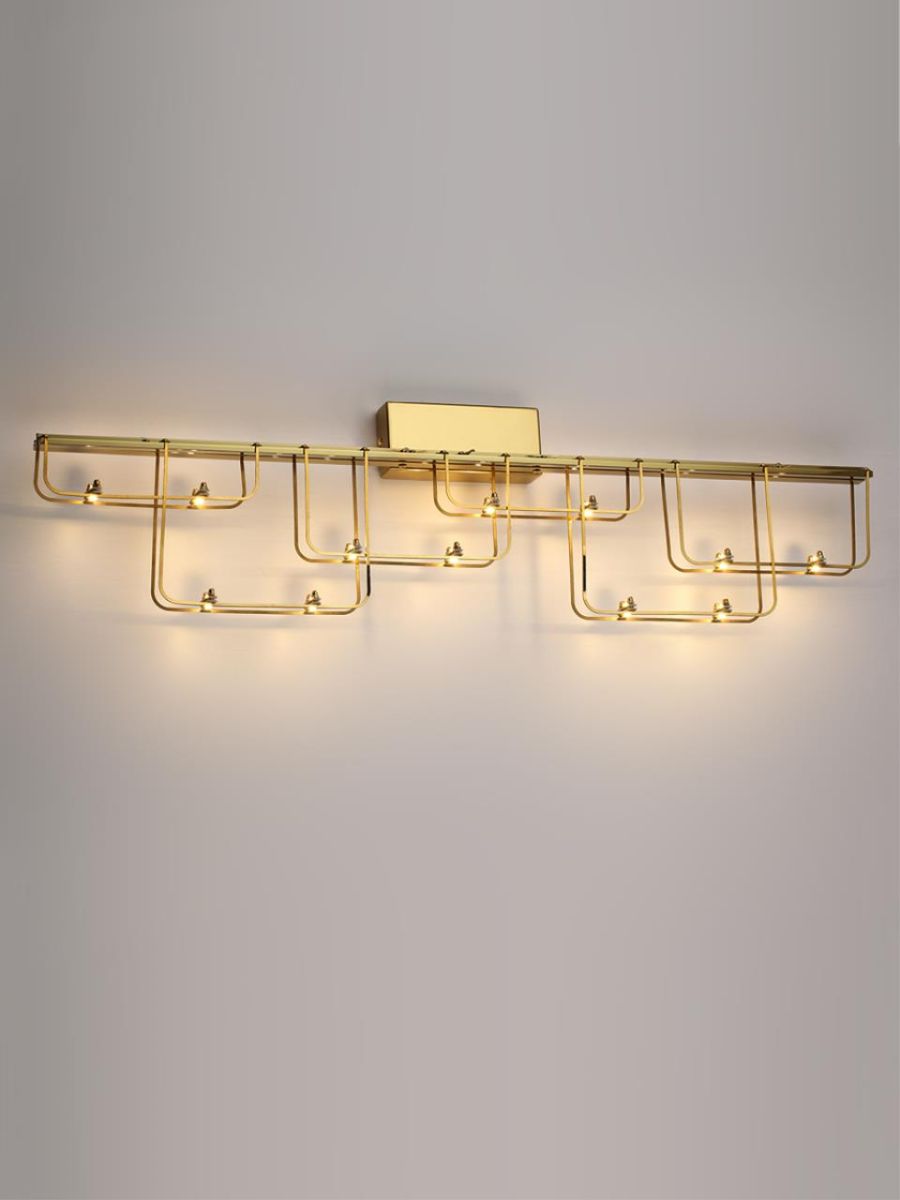 настенный светильник odeon light hightech zaha 7060/12wl