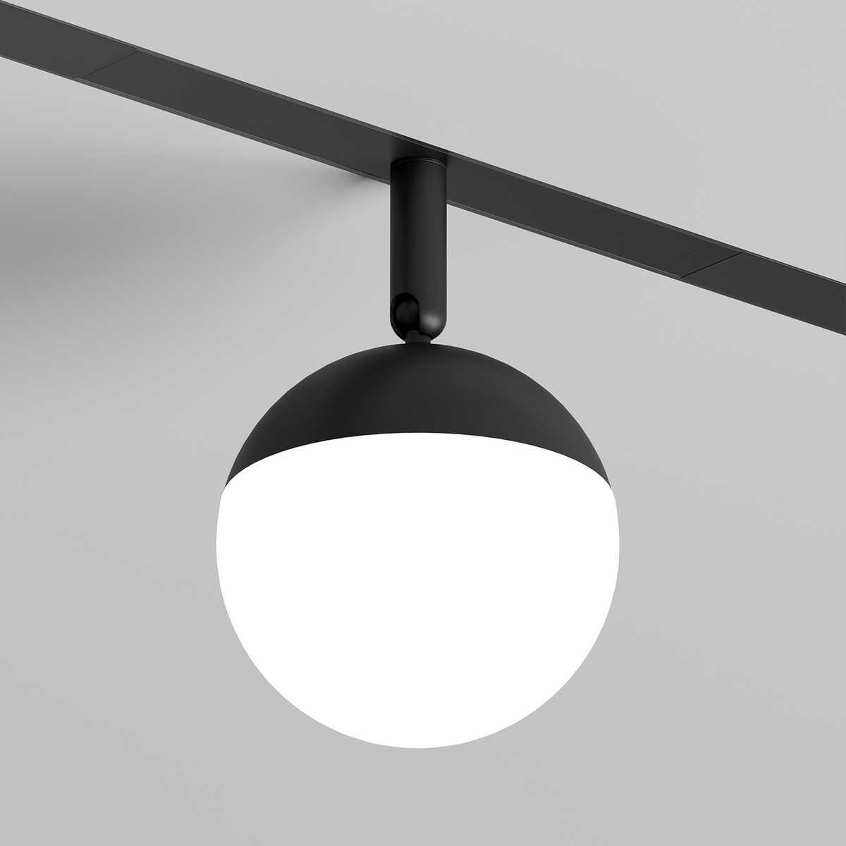 трековый светодиодный светильник denkirs smart moon dk8055-bk